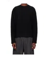 Andersson Bell Long-sleeved Sweater In Black