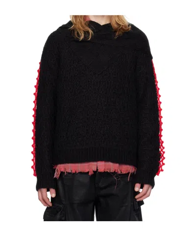 Andersson Bell Long-sleeved Sweater In Black