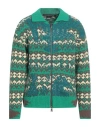 ANDERSSON BELL ANDERSSON BELL MAN CARDIGAN GREEN SIZE L ACRYLIC, NYLON, WOOL, COTTON