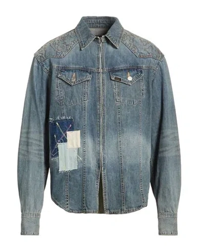 Andersson Bell Man Denim Outerwear Blue Size L Cotton