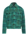 ANDERSSON BELL ANDERSSON BELL MAN JACKET GREEN SIZE L WOOL, MOHAIR WOOL, ALPACA WOOL, NYLON