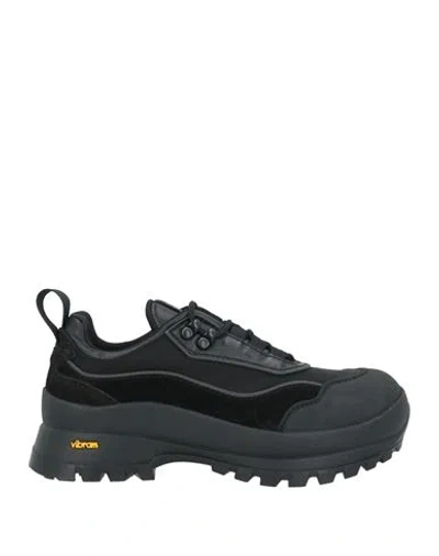 Andersson Bell Man Sneakers Black Size 9 Leather, Textile Fibers