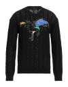 Andersson Bell Man Sweater Black Size S Cotton, Nylon In Black