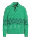 ANDERSSON BELL ANDERSSON BELL MAN SWEATER GREEN SIZE M WOOL, ACRYLIC, COTTON, NYLON