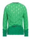 ANDERSSON BELL ANDERSSON BELL MAN SWEATER GREEN SIZE M COTTON, ACRYLIC, NYLON