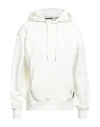 Andersson Bell Brushed Cotton Hoodie With Lace Insert In Ivory
