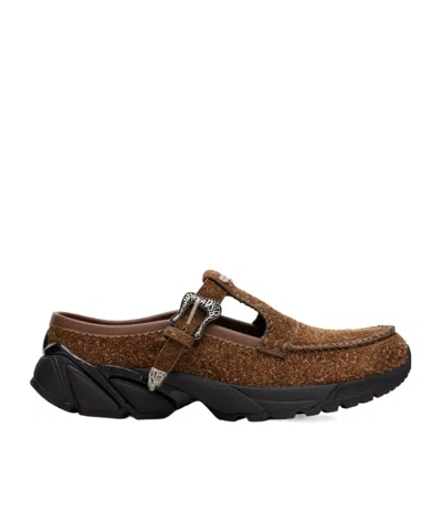 Andersson Bell Mary Jane Mules In Brown
