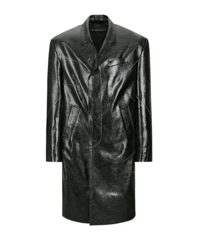 Andersson Bell Mauer Long-sleeved Coat In Black