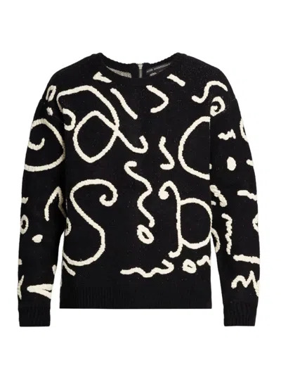 Andersson Bell Men's Adsb Logo Crewneck Sweater In Black