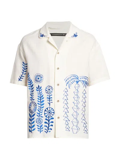 ANDERSSON BELL MEN'S MAY EMBROIDERY CAMP COLLAR SHIRT