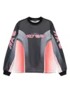 Andersson Bell Mesh Racing T-shirt In Gray
