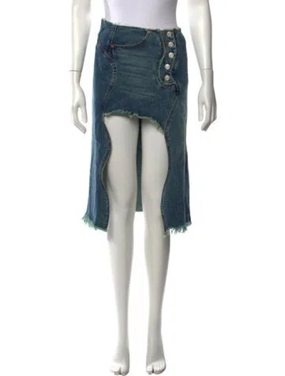 Pre-owned Andersson Bell Midi Length Skirt In Blue