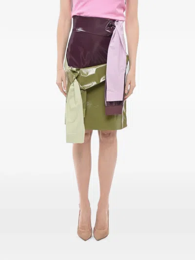 Andersson Bell Midi Margo Pencil Skirt In Green