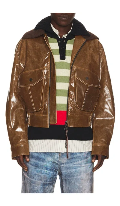 Andersson Bell Mikoos 26 Bomber Jacket In Brown