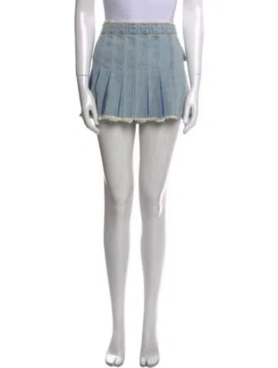 Pre-owned Andersson Bell Mini Skirt In Blue