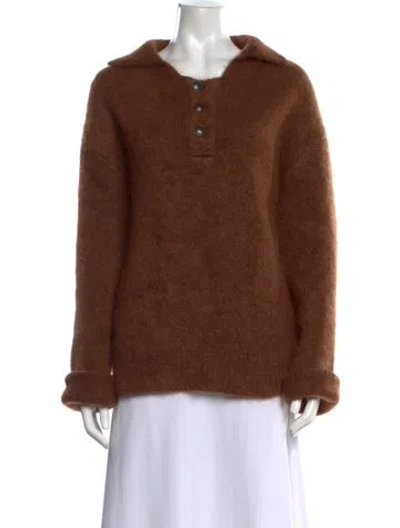 Pre-owned Andersson Bell Mohair Sweater In Brown