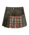 Andersson Bell Molly Mini Skirt Pants In Brown