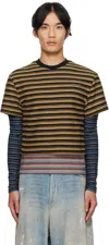 Andersson Bell Multicolor Stripe Ls T-shirt In Multi