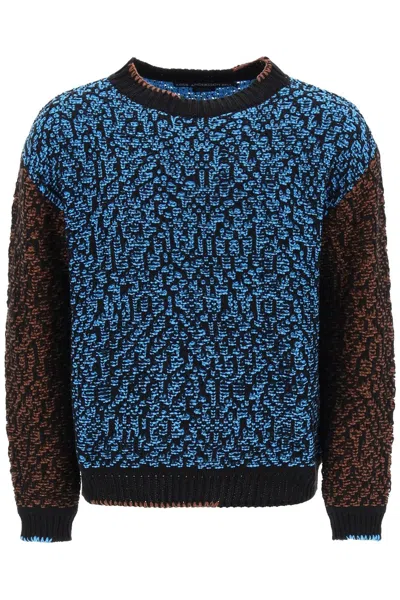 ANDERSSON BELL ANDERSSON BELL MULTICOLORED NET COTTON BLEND SWEATER