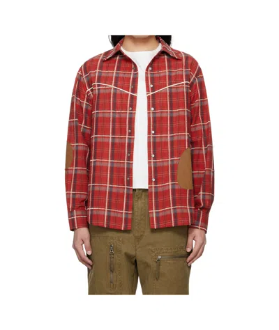 ANDERSSON BELL NOAH PATCH CHECKED SHIRT