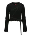 Andersson Bell Nora Strap Sweater In Black