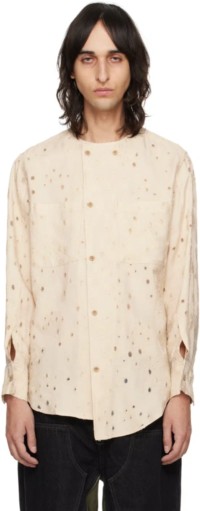 Andersson Bell Off-white Wanshua Shirt In Ecru