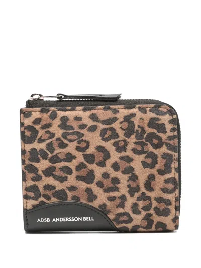 Andersson Bell Onda Wallet In Brown