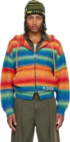 Andersson Bell Gradient Zipper Hoodie In Multi