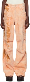 Andersson Bell Orange Flash Trousers In Orange