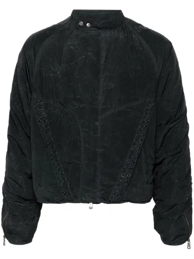 Andersson Bell Padded Bomber Jacket In Asphalt