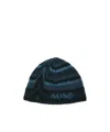 Andersson Bell Navy Paint Beanie In Blue