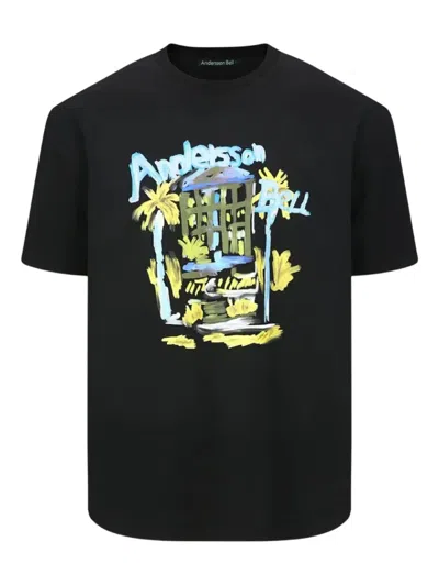 Andersson Bell Palm Tree T-shirt In Black