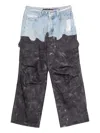 Andersson Bell Panelled Jeans In Multi