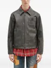 Andersson Bell Panelled Zip-up Work Jacket In Gray