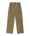 Andersson Bell Patchwork Cargo Pants In Beige