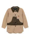 Andersson Bell Patchwork Jacket In Neutral