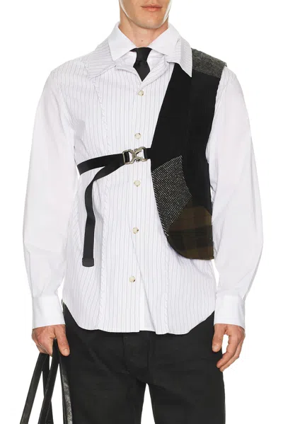 ANDERSSON BELL PATCHWORK ONE ARM VEST