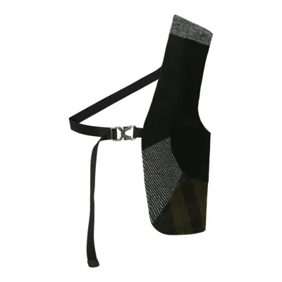 Andersson Bell Patchwork One-arm Vest In Multi