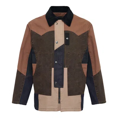 ANDERSSON BELL PATCHWORK WASHED JACKET