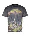 Andersson Bell Perforated Graphic T-shirt In Multi