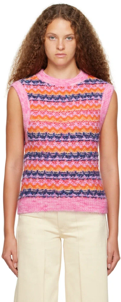 Andersson Bell Pink Candy Sweater