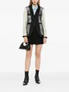 Andersson Bell Pinstripe Deconstructed Jacket In Black