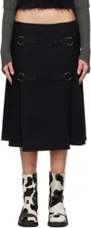 Andersson Bell Pleated Skirt In Black