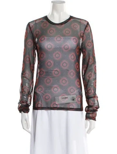 Pre-owned Andersson Bell Printed Crew Neck Top In Multi