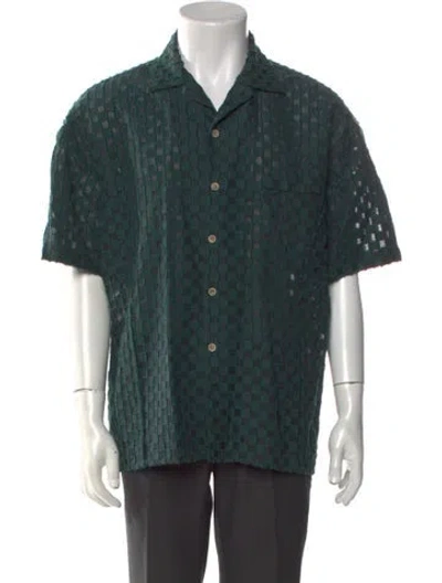 Pre-owned Andersson Bell Printed Short Sleeve Shirt In Green