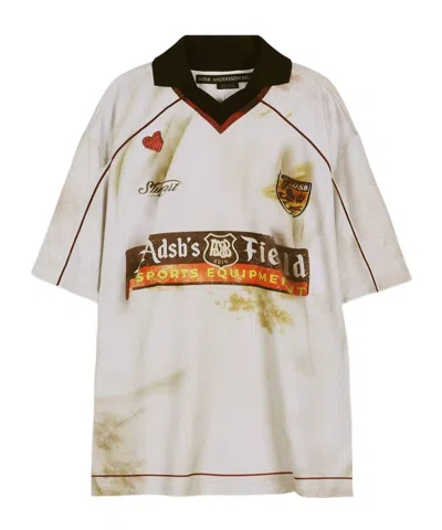 Andersson Bell Printed Soccer Jersey T-shirt In Animal Print