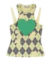 Andersson Bell Ssense Exclusive Yellow Puffy Heart Saver Tank Top In Lemon Yellow