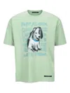 Andersson Bell Puppy-print T-shirt In Green