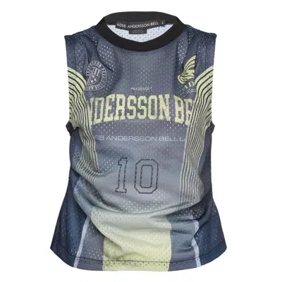Andersson Bell Racing Reworked Sleeveless Top In Blue