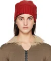 Andersson Bell Red Milano Wool Beanie In Red